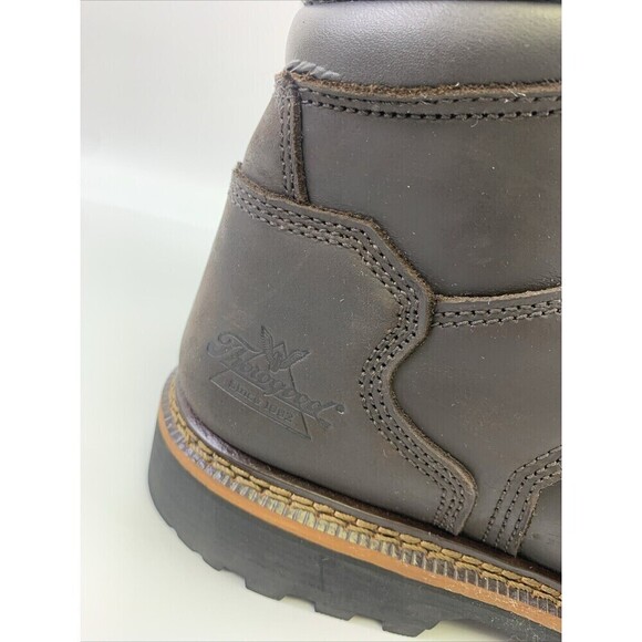 Thorogood Steel Toe 804-4278 Work Boots 6" Brown Leather Lace Up Mens 11 Wide - Picture 3 of 16